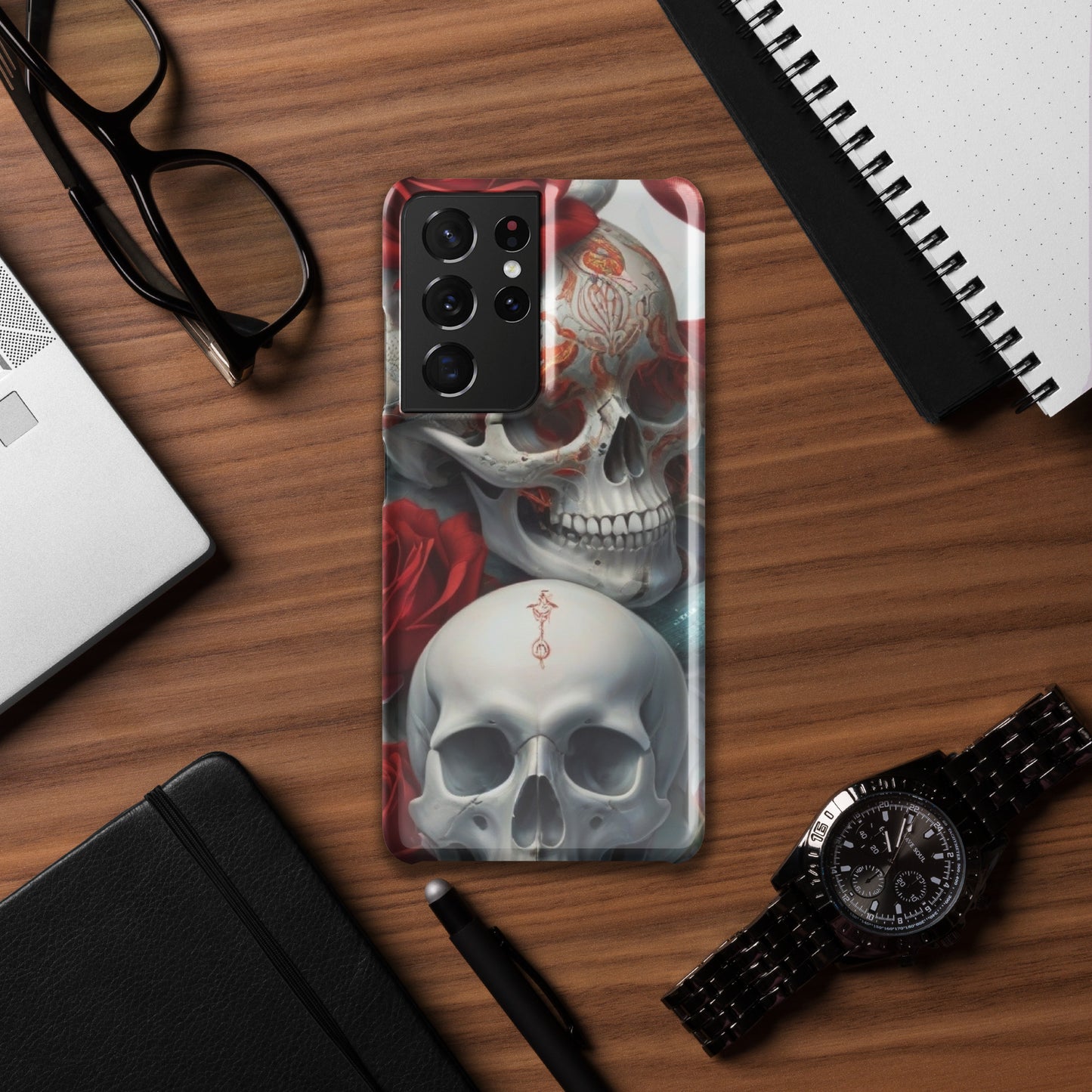 Skull and Rose Snap case for Samsung®