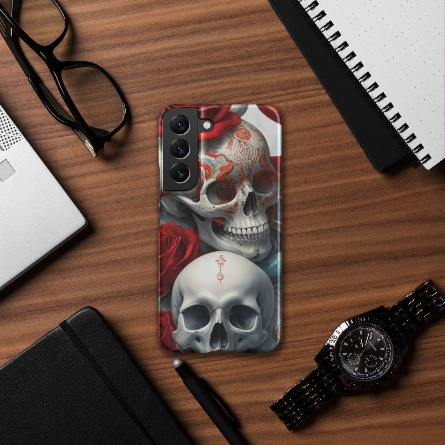 Skull and Rose Snap case for Samsung®