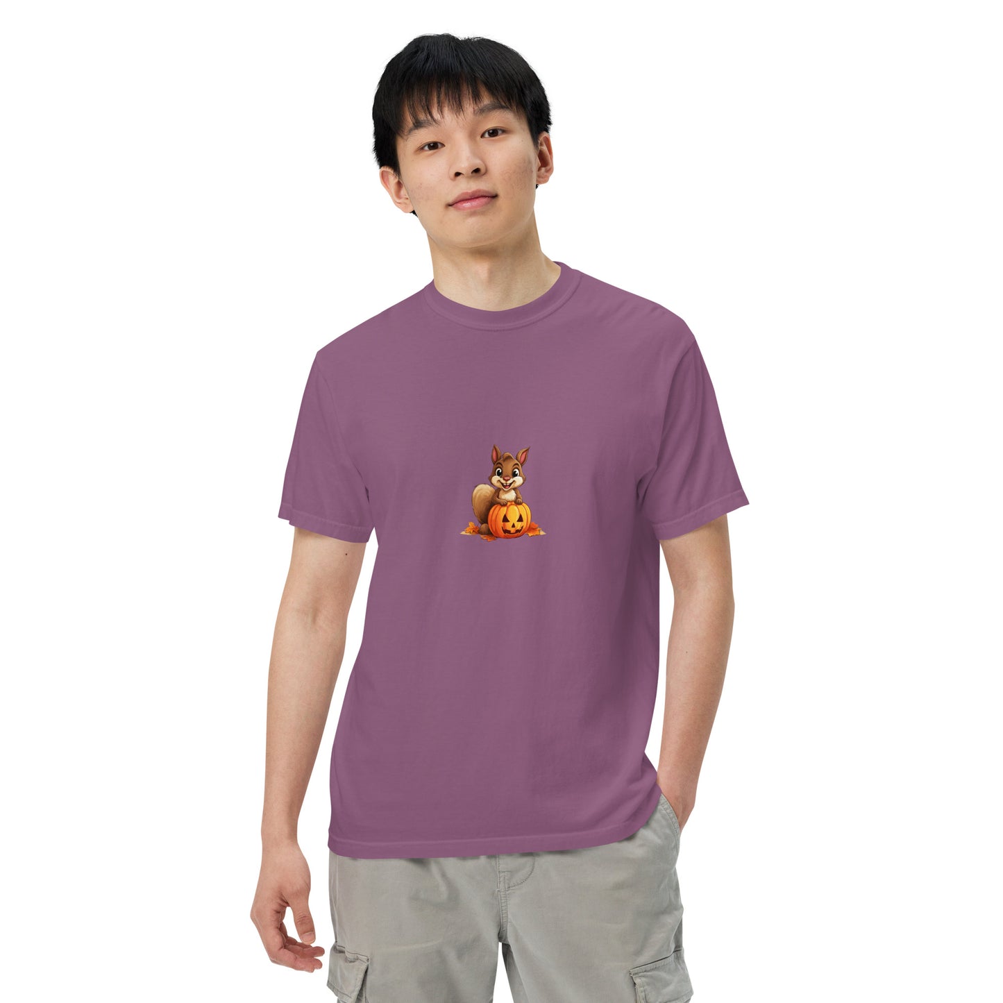 Halloween Squirrell Adult garment-dyed heavyweight t-shirt