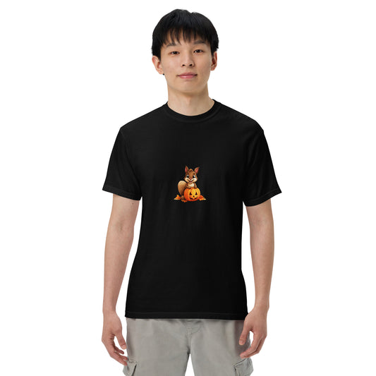 Halloween Squirrell Adult garment-dyed heavyweight t-shirt