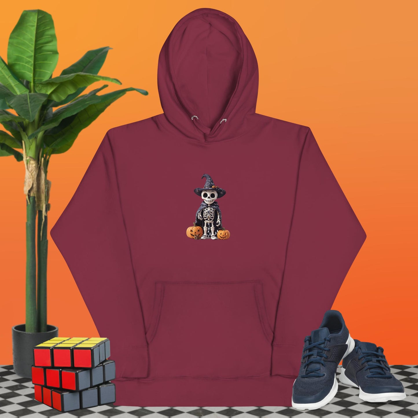 Cute Skeleton Halloween Hoodie