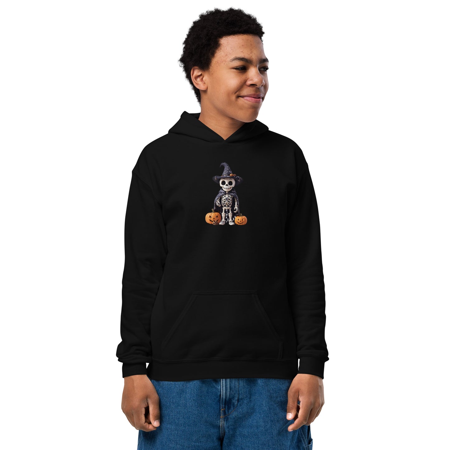 Cute Skeleton Halloween Youth hoodie