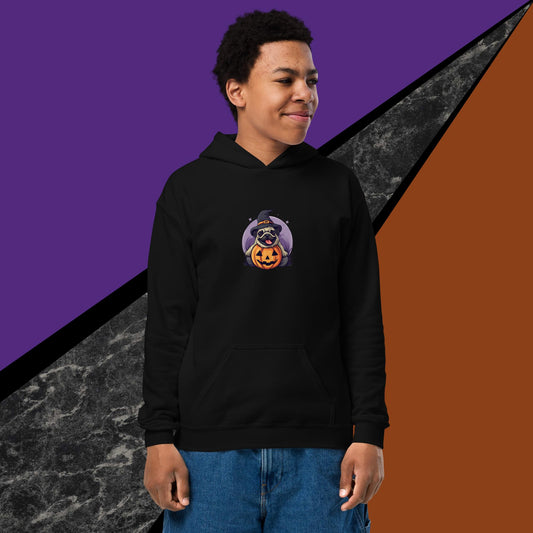 Pug Halloween Youth heavy blend hoodie