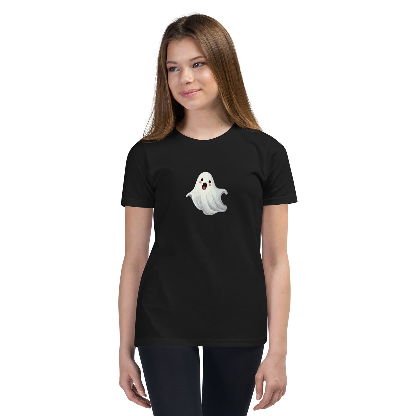 Ghost Halloween Youth Short Sleeve T-Shirt